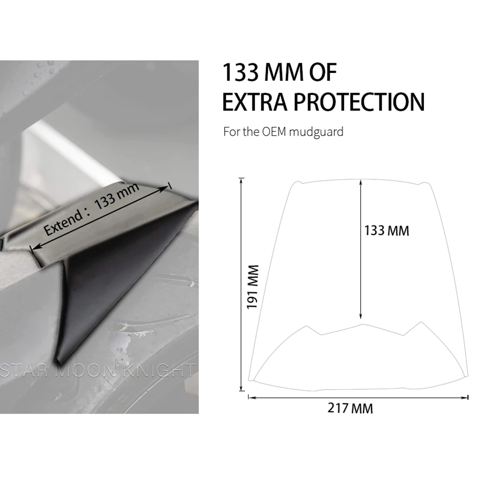 TRACER 900 GT 2018 Fender Extension For YAMAHA TRACER 900 TRACER900GT 900 GT Motorcycle Rear mudguard Fender Extender