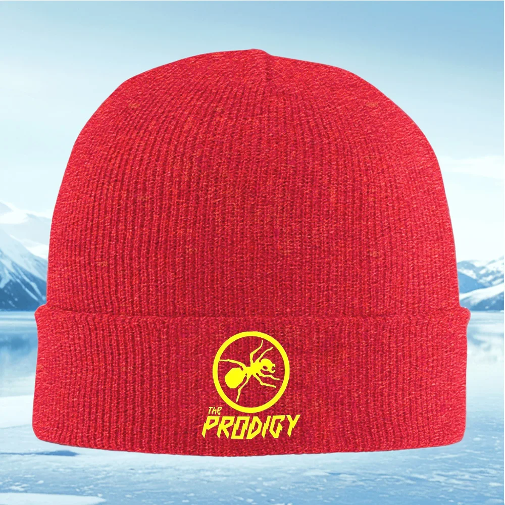 رمز النمل في دائرة، اسم الفرقة. الرجال النساء للجنسين محبوك قبعة قبعة صوفية قبعة الشتاء الحرارية الدافئة عيد الميلاد ركوب الدراجات في الهواء الطلق H #5