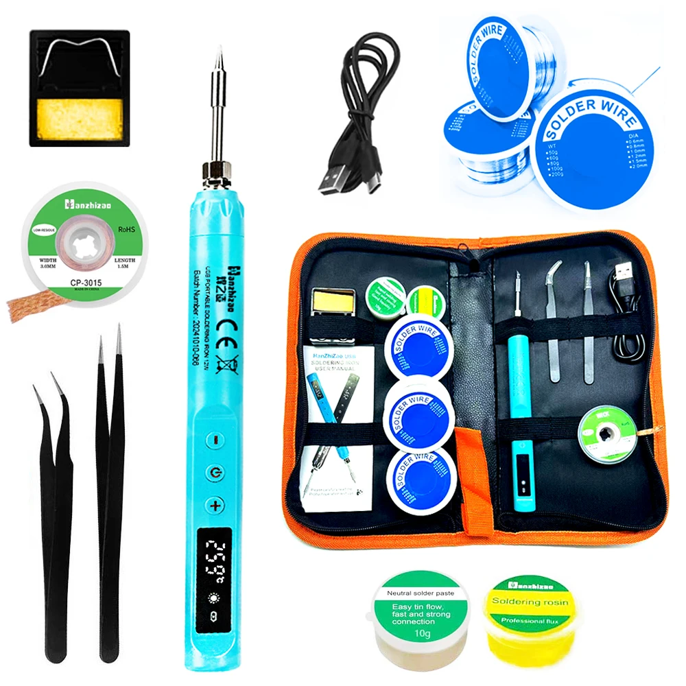 

Портативный USB-паяльник, многофункциональный футляр для USB-паяльника, комплект беспроводного паяльника