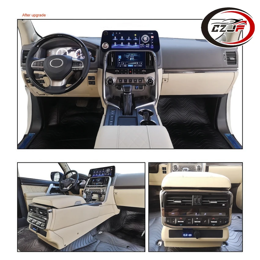 CZJF High Quality Auto Parts Interior Modification Kit Old to New for Land Cruiser LC200 Upgrade to LX600