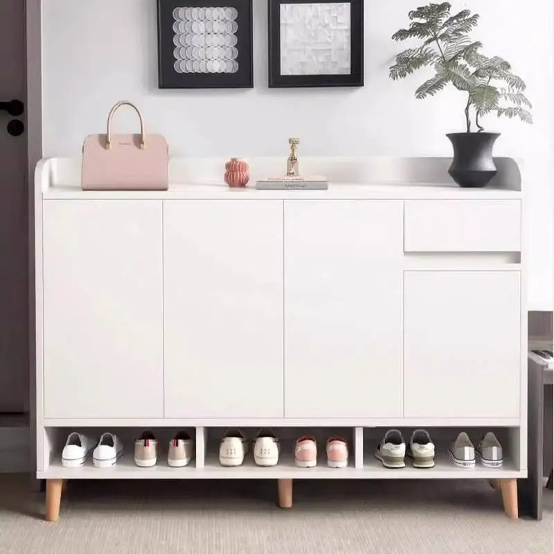 

Holder Hardware Shoe Cabinet Wooden Accessories Corner Compartment Shoe Rack Apartments Entrance Organizador Zapatos Furniture