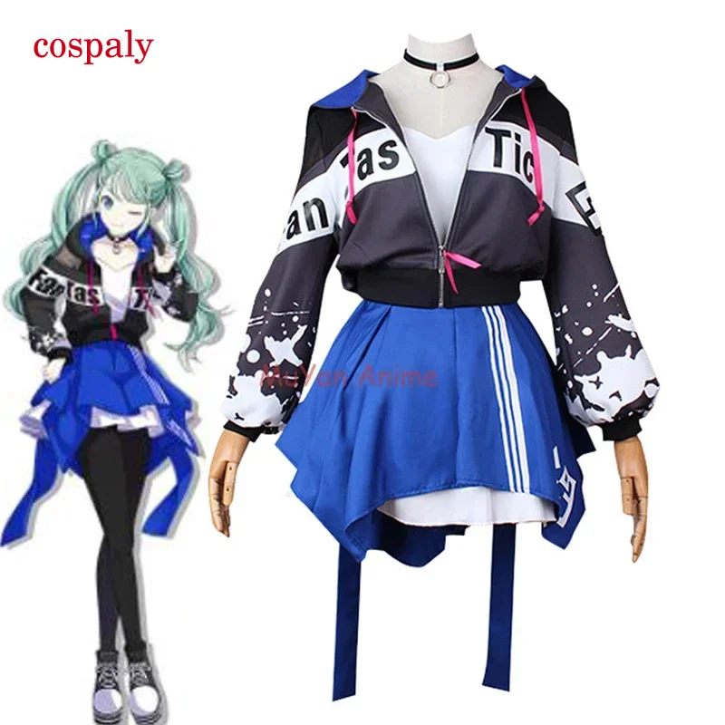 A Project Sekai Colorful Stage Feat Vivid BAD SQUAD Miku Outfits Anime Customize Cosplay Costumes