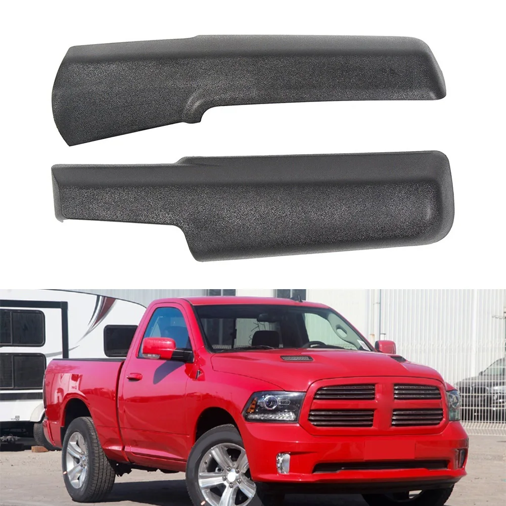 2Pcs LH+RH Car Trailer Rear Side View Mirror Cover Cap For Dodge RAM 1500 2500 3500 2011-2019 & 1500 Classic 2019