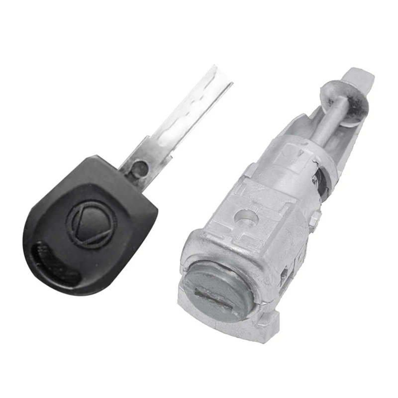 6Y0898167E Left Driver Door Lock Barrel Cylinder Door Lock Cylinder Front Kit For Skoda Octavia 2005-2008