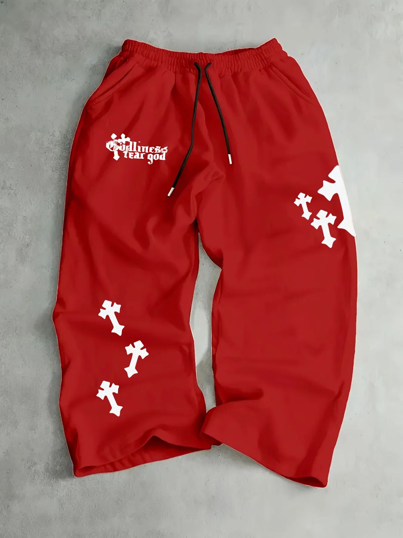 

Мужские однотонные спортивные брюки на шнурке, дышащие, приятные для кожи и не душные, стиль прост и элегантен.