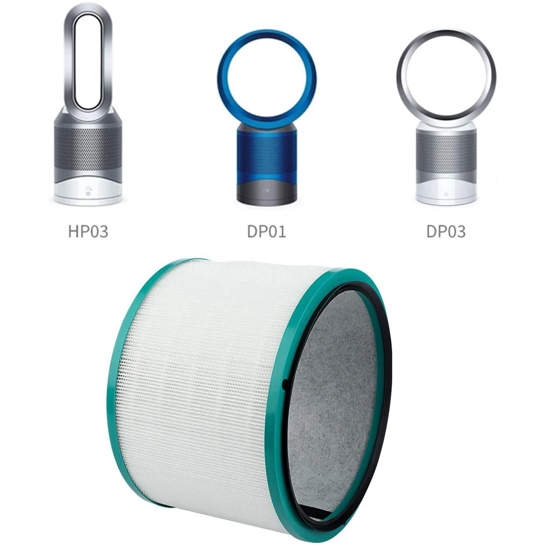 Filter Replacements for Dyson DP01 DP03 HP00 HP01 HP02 HP03 Desk Purifiers Pure Hot Cool Link Air Purifier HEPA Filter