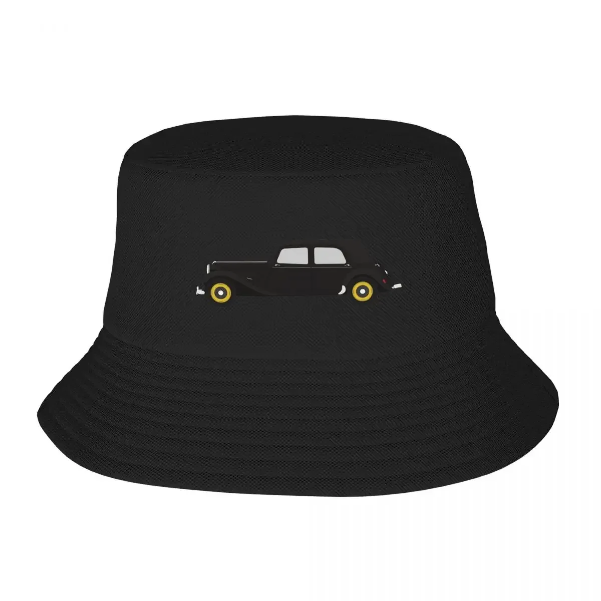 Citroen Traction Avant 11BL in Black Bucket Hat summer hat Streetwear Cosplay Caps For Men Women's