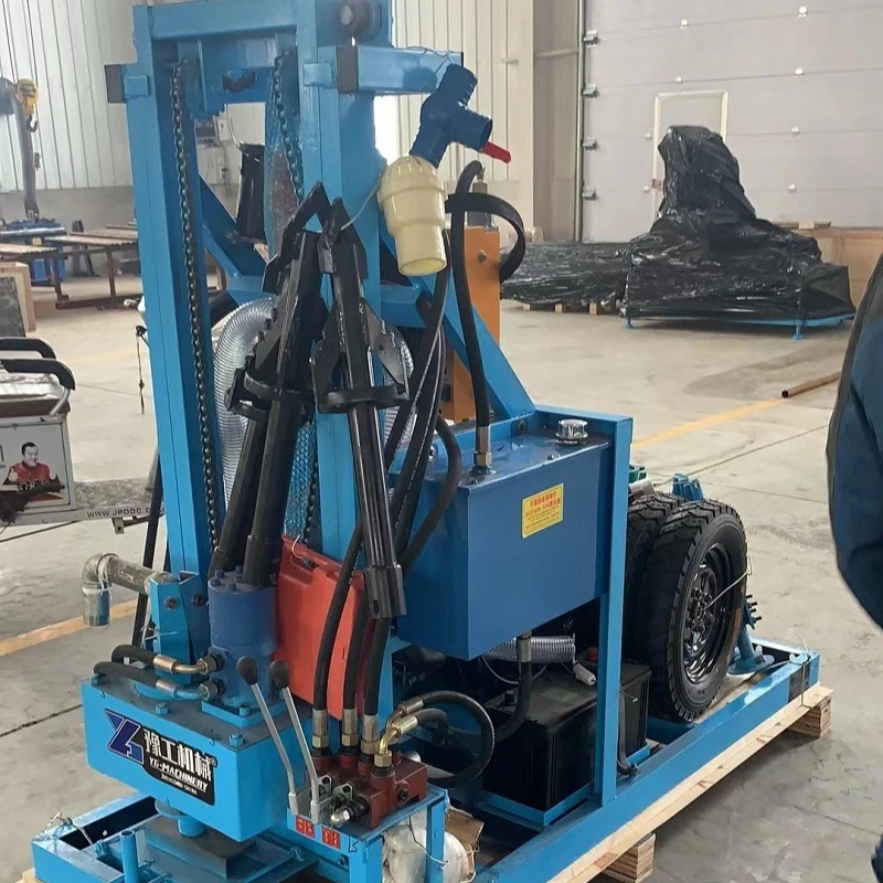 

Small Drilling Rig Mini Underground Portable Water Drilling Machine Moveable Water Well Drill Rig Machine for North Macedonia