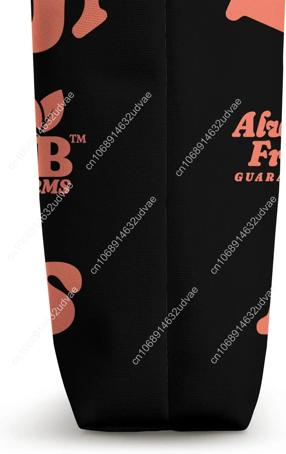 Borsa tote ufficiale Justin Bieber Peaches nera