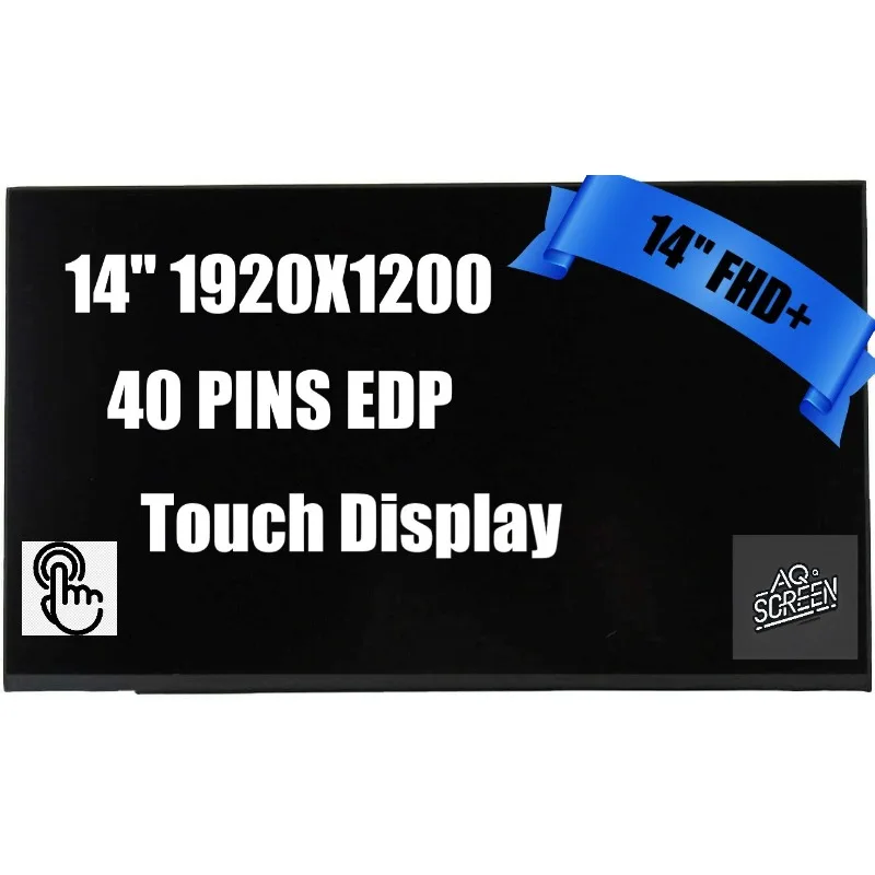 

60 Гц, 14 дюймов, B140UAK02.3 HW 3A, светодиодный ЖК-дисплей с сенсорным экраном, 1920x1200, 40 контактов, новый