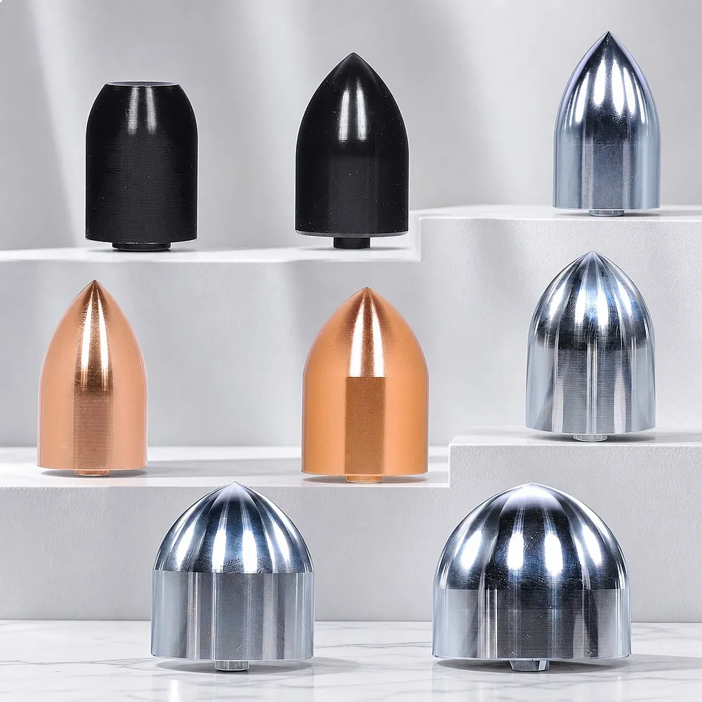 MW Audio 2pcs Aluminum Bullet Cap Speaker Dust Cover Repair DIY Metal Pure Phase Cone 25 Core Speaker Accessories