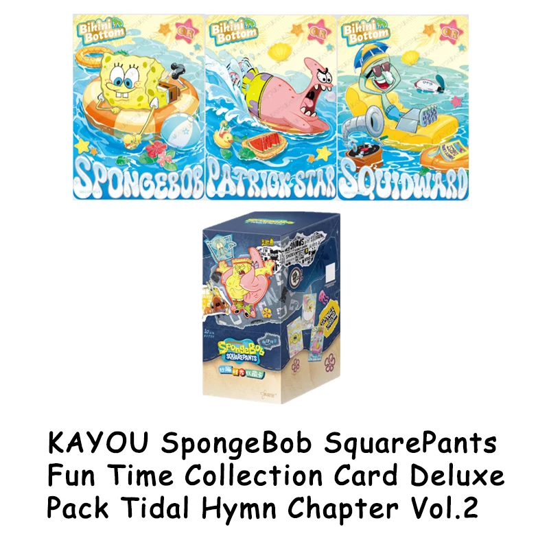 KAYOU SpongeBob SquarePants Fun Time Collection Card Deluxe Pack Tidal Hymn Official Gift Set
