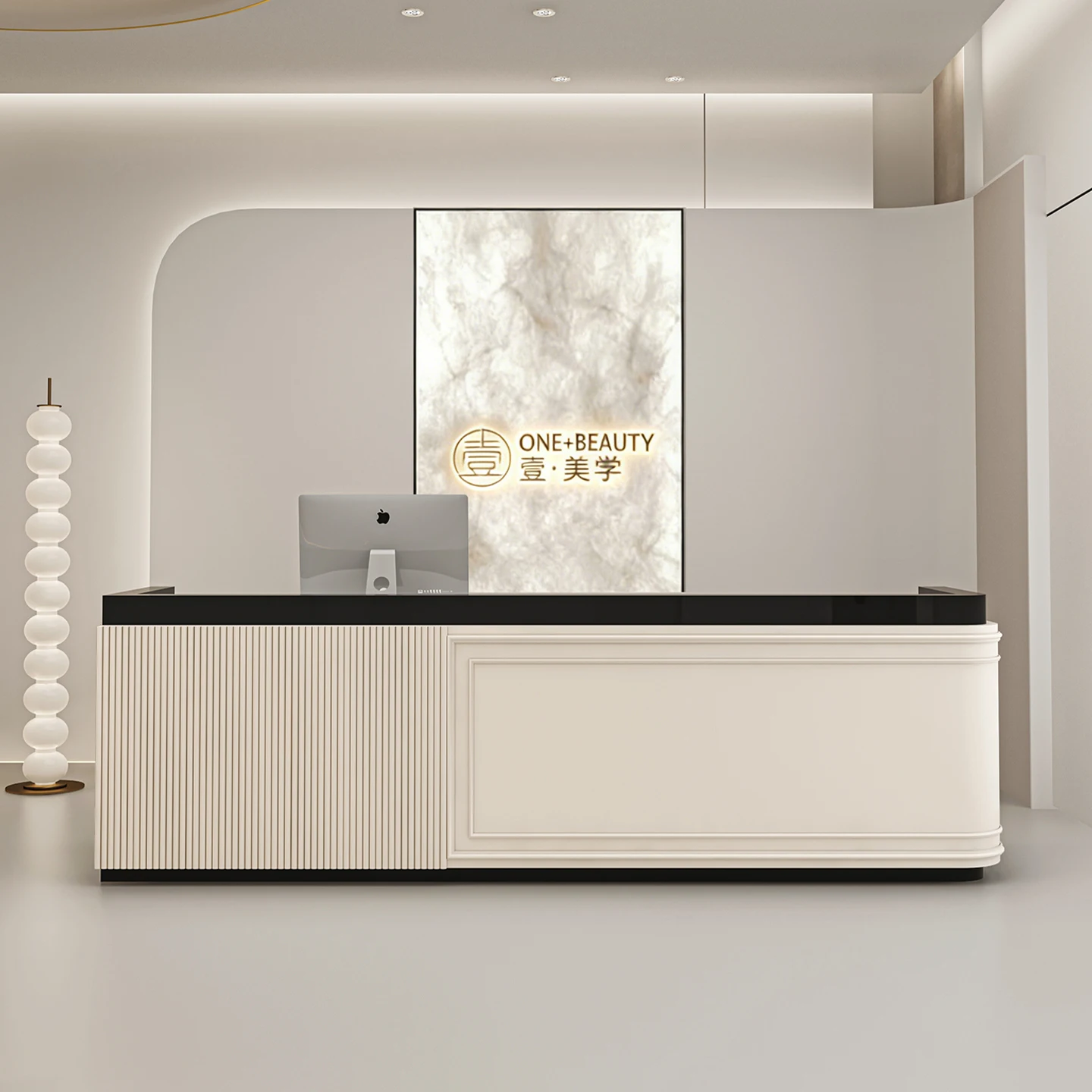 YJQ simple beauty salon bar counter clothing store checkout page bridal shop reception table