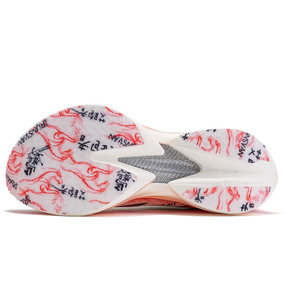 IRUNSVAN Full Palm Innovative Carbon Plate Board Double Knitting Breathable Dual Density Light Weight Fashion Sport Running Shoe