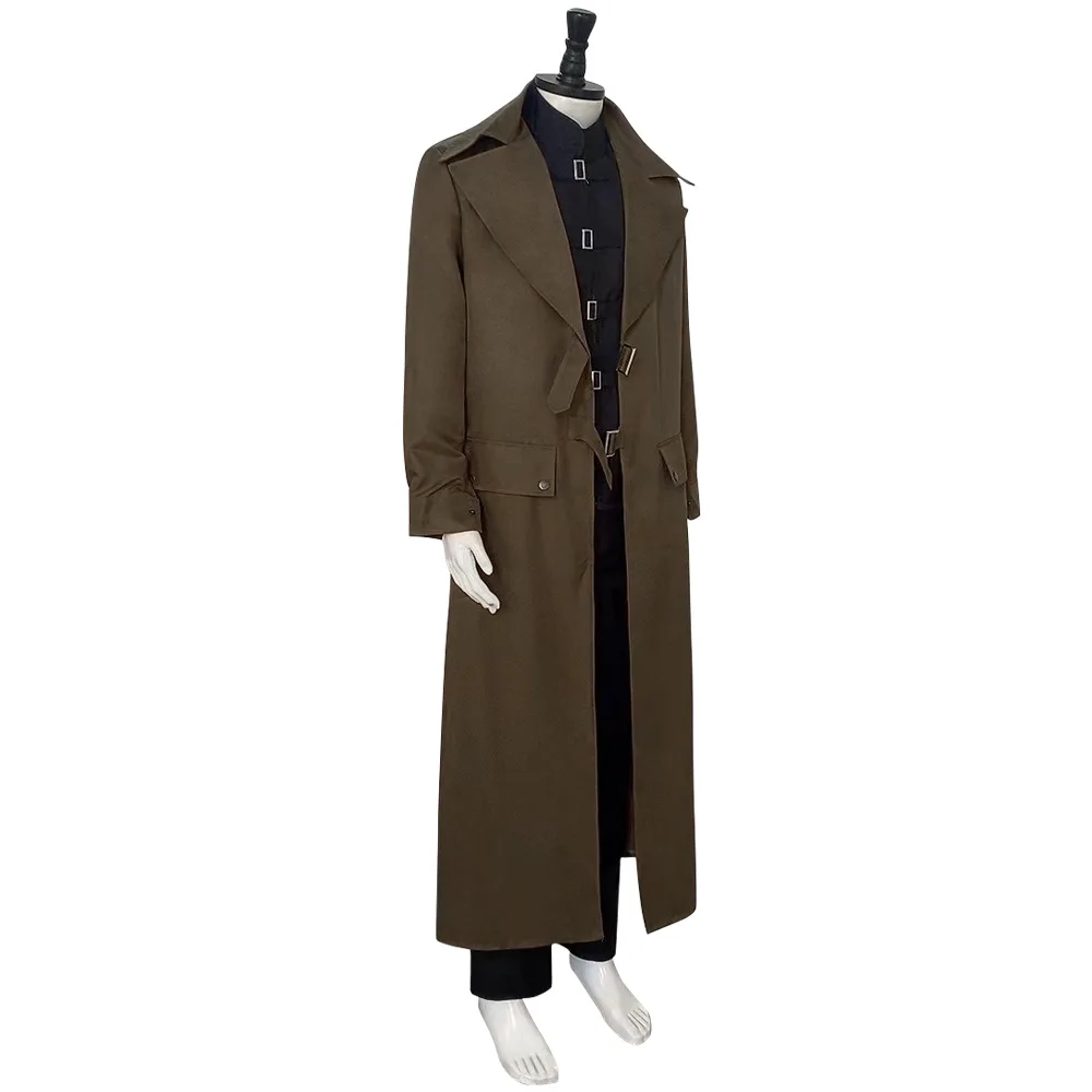 Alastor EWdy-Manteau Coupe-Vent, Haut et Pantalon, Costume Cosplay, Halloween, Masade Tim, Carnaval, Habillage, Tenues de ixpour Adulte