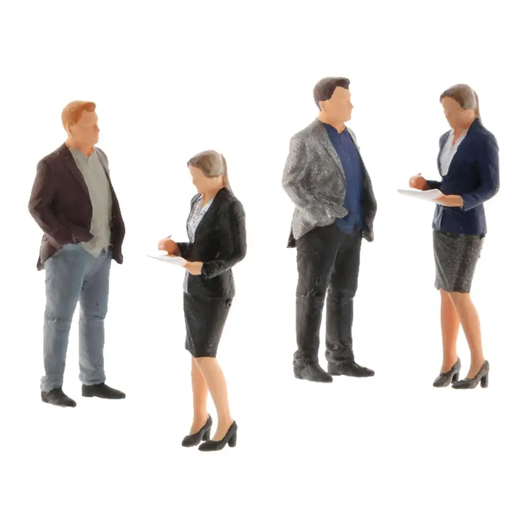 مجسمات مكتبية مصغرة لعام 1/64 سكرتيرة ونموذج لتزيين المنزل والمكتب