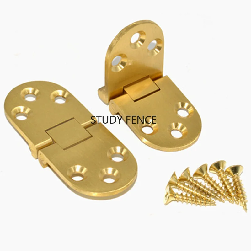 

2pcs 180 Degree Metal Flip Hinge Flip The Dining Table Round Table Hinge Folding Table Hinges Household Hardware Accessories