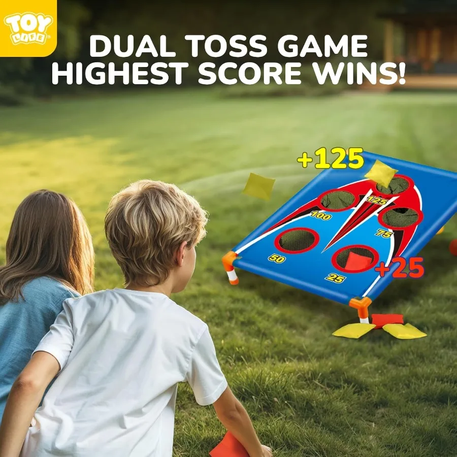 Life Bean Bags Toss Game Cornhole Buitenspeelgoed Leeftijden 4-8 Maïsgatset Sport Buitenspeelspeelgoed Buitenspeelgoed Leeftijden 4-8 Buiten Ac