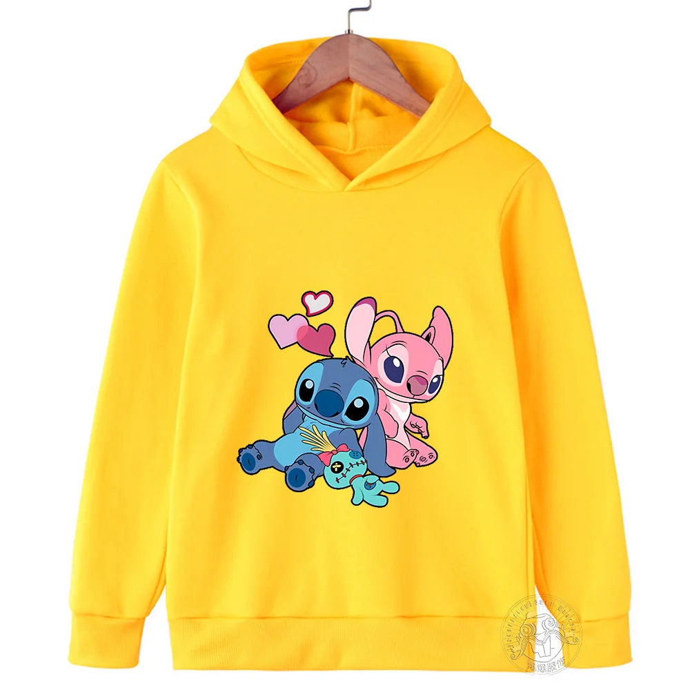 Abbigliamento per bambini felpe con cappuccio cucite ragazzi ragazze felpe Casual a maniche lunghe tops2-13 anni serie Disney top Casual