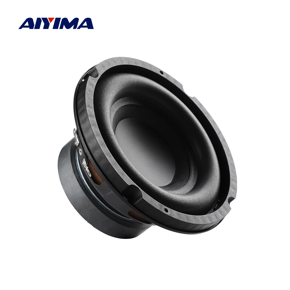 

AIYIMA Audio 1Pcs 6.5 Inch 40W Subwoofer Speaker 4 Ohm Woofer Sound Speaker Bass Hifi Music Home Theater Louderspeaker Altavoz