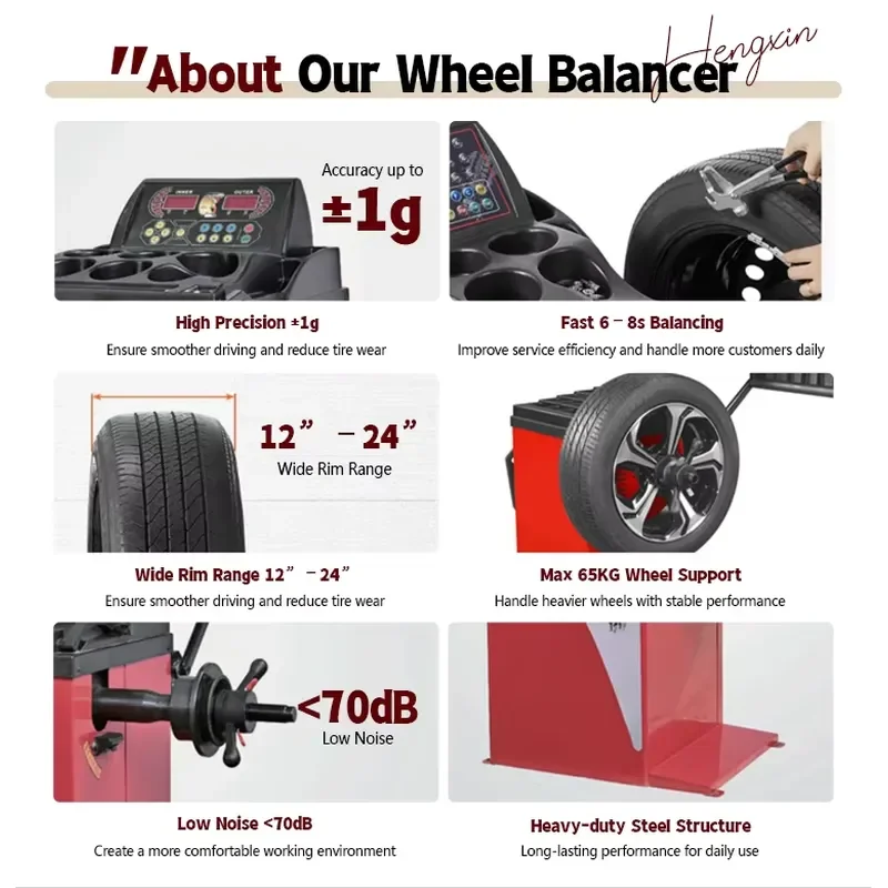 Factory Direct Tire Balancing Machine Semi-Automatic Tire Changer Machine With High Precision Wheel Balancer Combo