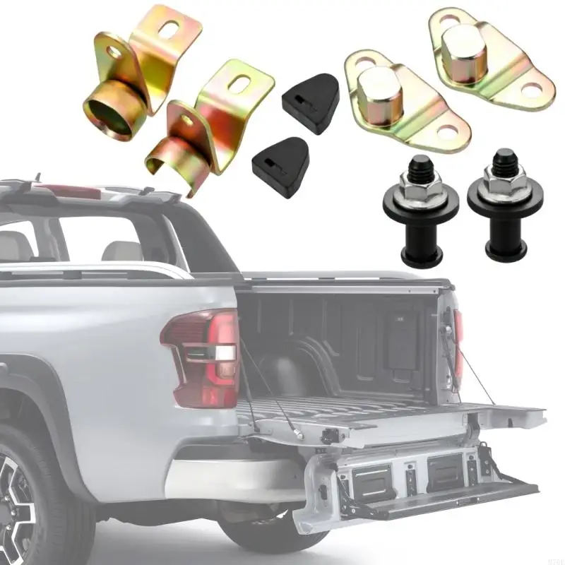 M76E Pickup Heckklappenscharnier-Reparatursatz, 8-teiliges Metall-Hardware-Set für die Autoreparatur – Detail 10