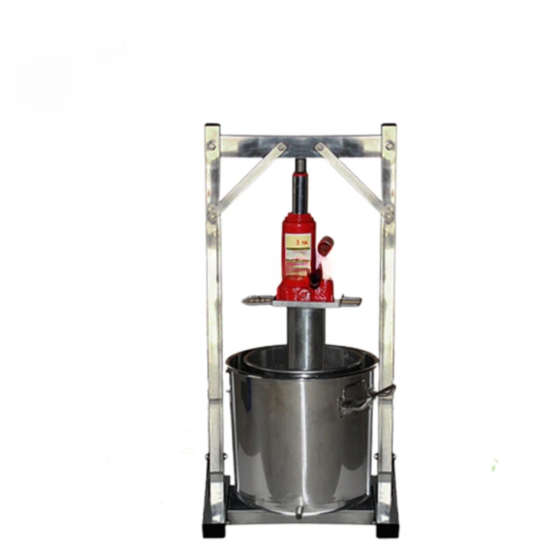 Capacity Manual Hydraulic Fruit Juicer Commercial Hand Stainless Steel Grape Press Machine Small Grape Wine Pressing Machine