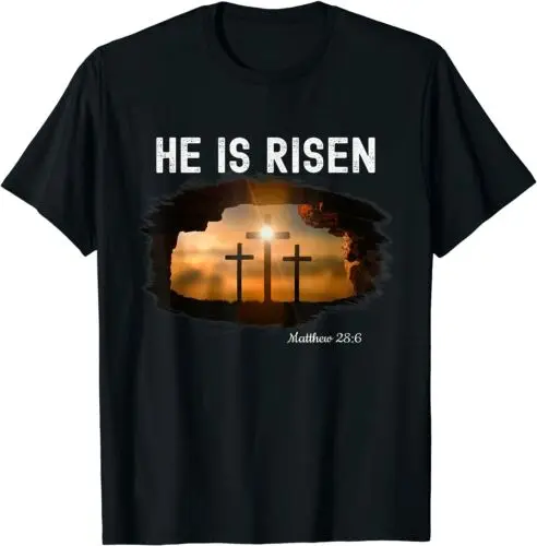 He Is Risen Christian Easter Jesus Matthew 28;6 T-Shirt