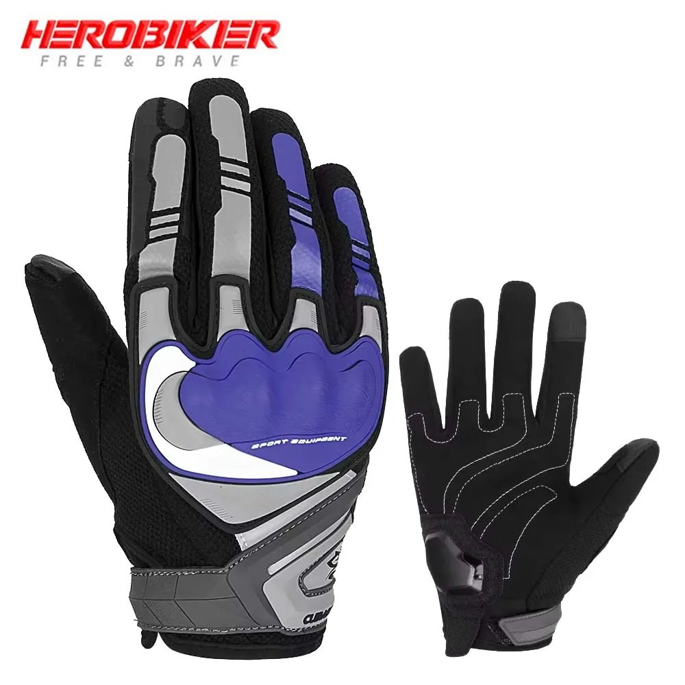 

Motorcycle Gloves Outdoor Riding Anti Fall Anti Slip Wear-resistant Gloves Breathable Reflective Touch Screen Sports Gloves