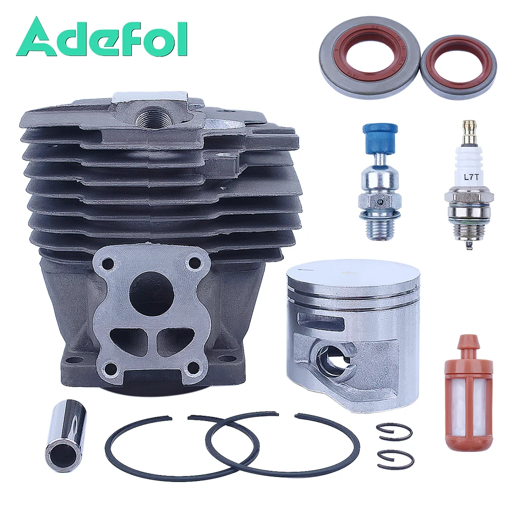 Kit de Pistón y Cilindro de 50 mm para Motosierra Stihl MS441 MS441C MS 441, Kit de Pistón y Cilindro de Gran Calibre con Revestimiento de Nikasil