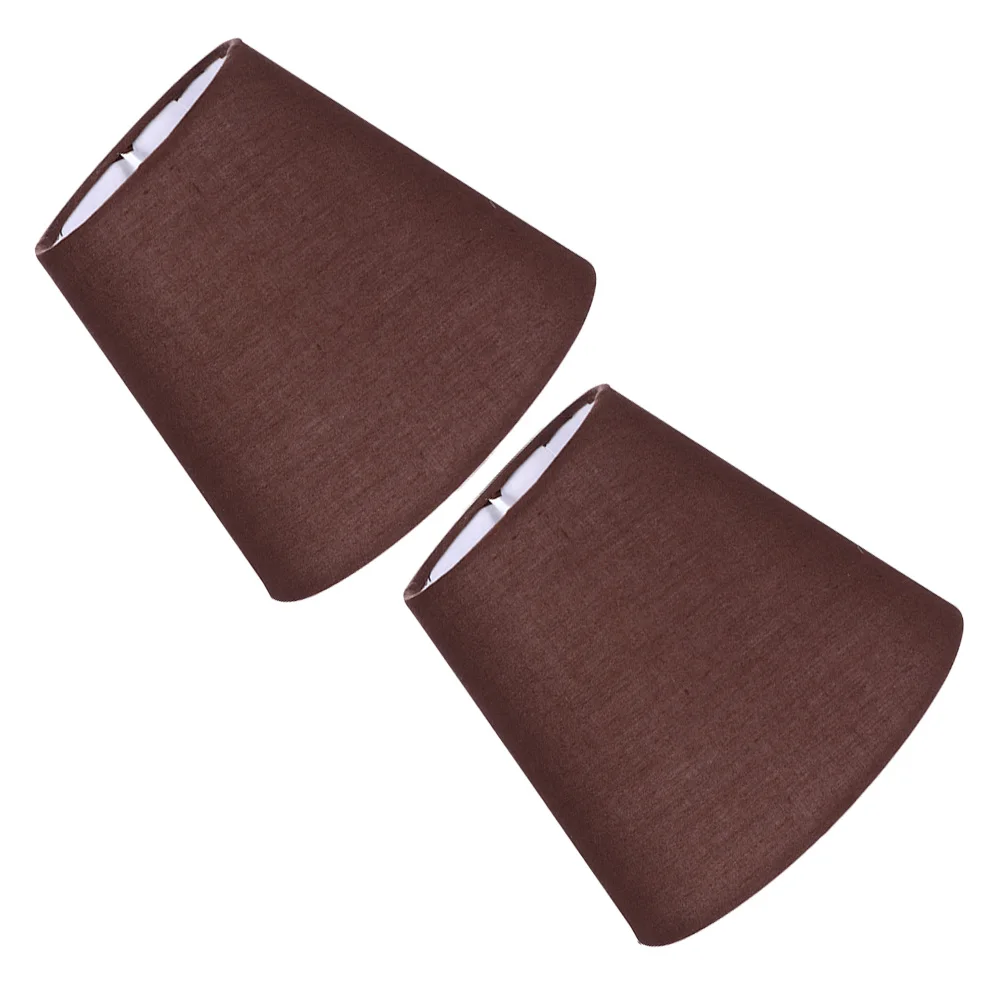 

2pcs Cloth Lamp Shade Replacement For Table Floor Lampshade Light Cover Decorative Home Household Light Fixture Accessories