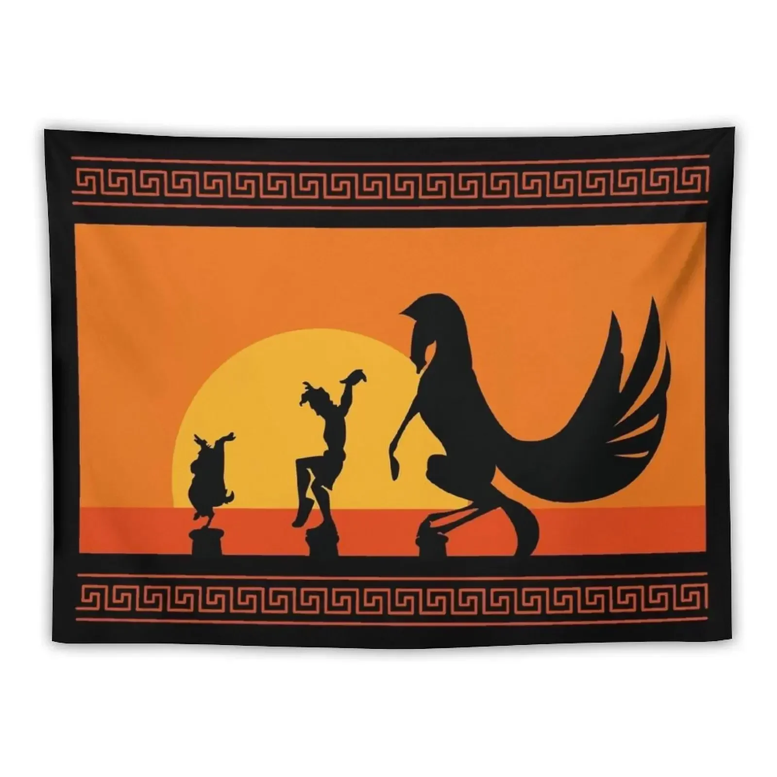 

Hercules Sunset Tapestry House Decoration Room Aesthetic Tapestry