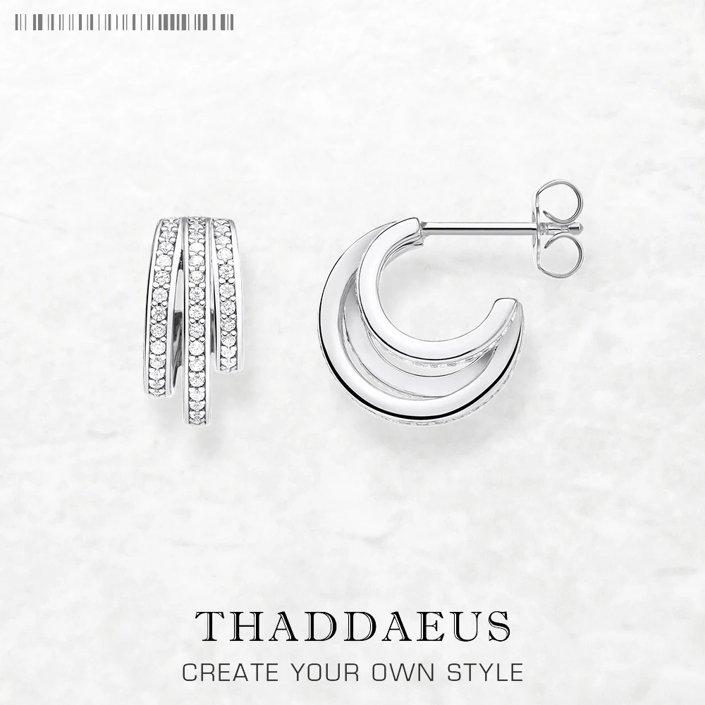 

Hinged Hoop Earrings Circles Brand New Fine Jewerly For Women Vintage Gift In 925 Sterling Silver