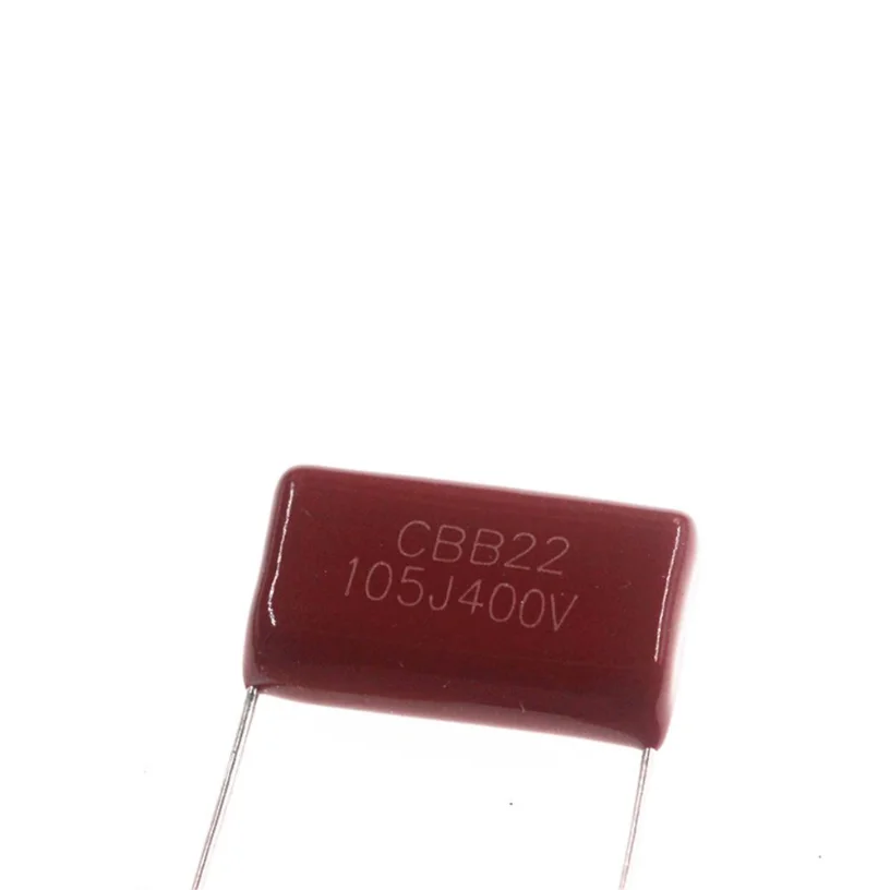 10pcs Cbb22 105j400v 400v105j 1uf 400v 5% P20 Foot 20mm Metallized Polypropylene Film Capacitor