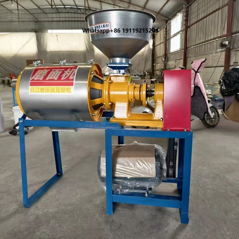 Flour Milling Machine Wheat Corn Grain Grinder with 7.5kW Motor for Farm and Food Processing on Hot Sale
