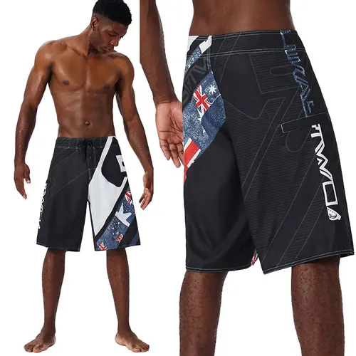 Pantalones cortos de playa para hombre, Bermudas de secado rápido para Surf, Fitness, deportes acuáticos de alta calidad, Verano