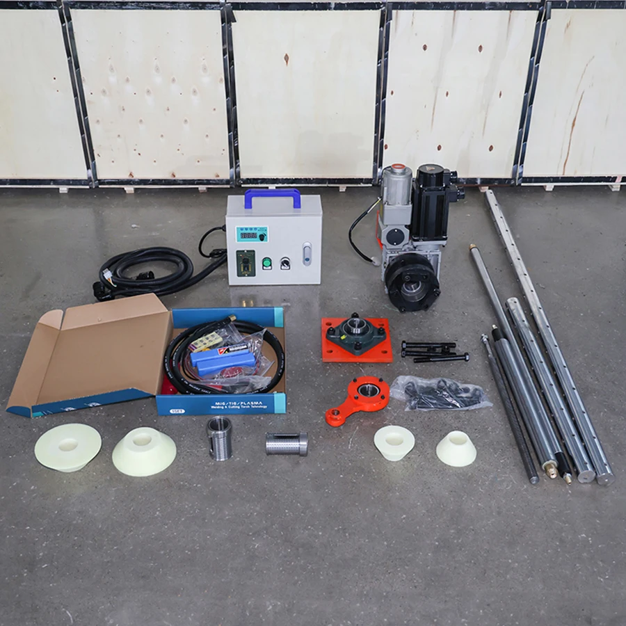 Model 45 Excavator Arm Portable Boring Welding Machine Multifunctional with Core Engine Motor Components 1.5m Boring Bar Length