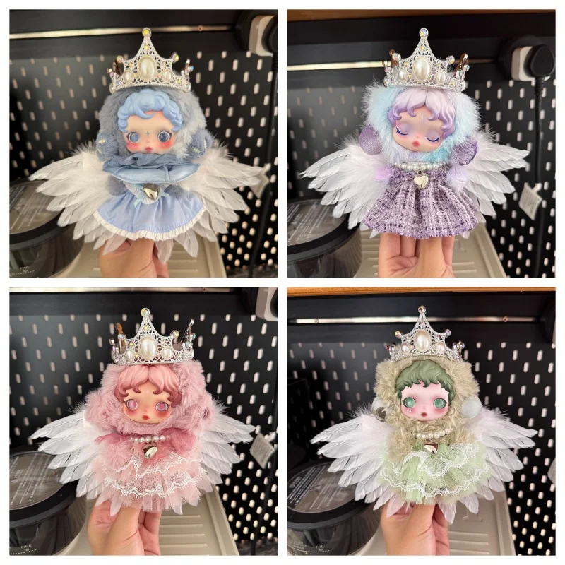

Sp Doll Clothes For Skullpanda L' Impressionnisme Series Winter Symphony Series 10cm Wing Crown Set Skirt Doll Accessories Toy