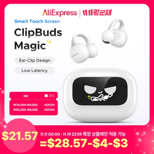 Ugreen Lcd A Todo Color Pantalla Inteligente Inalámbrico Tws