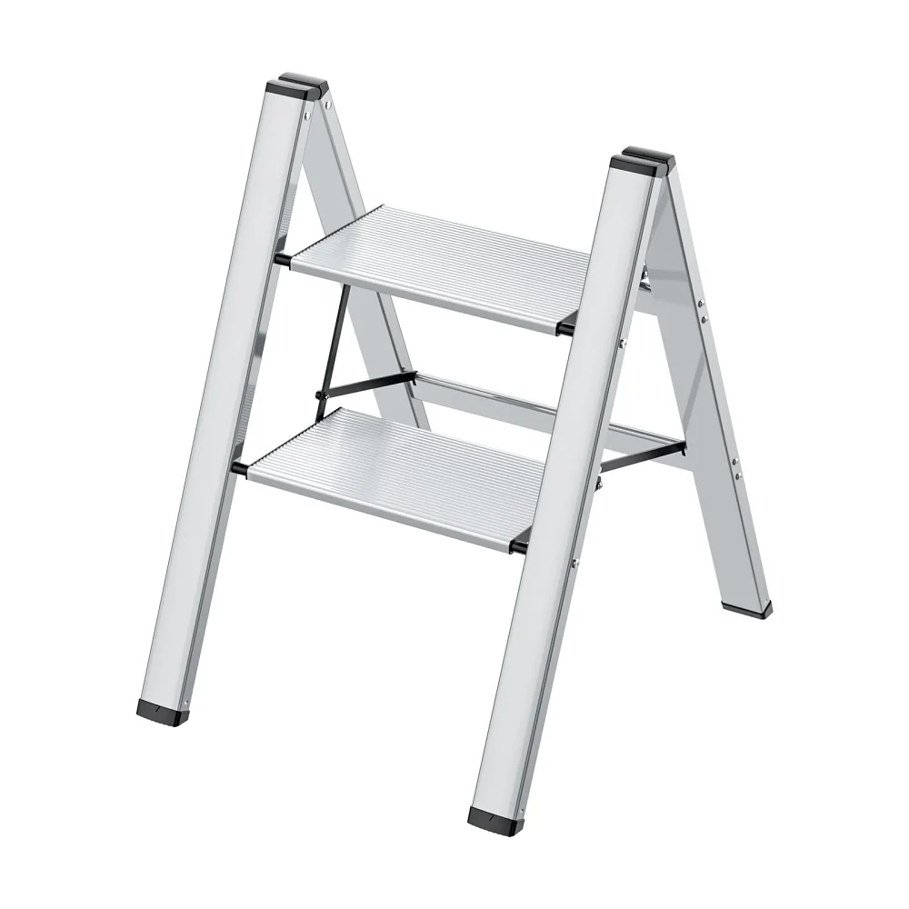 

Ladnamy Folding Aluminium Ladders Household Telescopic Ladder Herringbone Ladder Two-step Staircase Step Stools