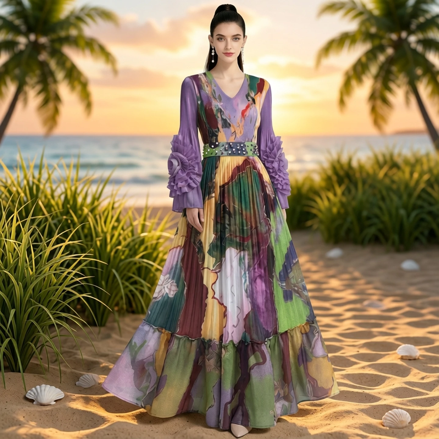 Ele Long Skirt Danc…