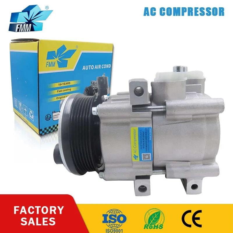 

FMM FS18 A/C AC Compressor for Ford Victoria Explorer Sport Trac Mercury 1996-2005 8L24-19D629EA 6L24-19D629-GA 8L2Z19703C