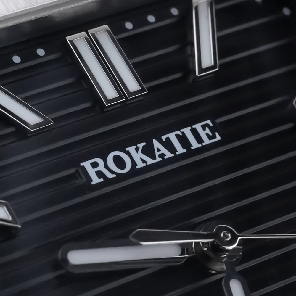 ROKATIE 38mm 2024 高級自動巻き腕時計 NH35 日本製ムーブメント ステンレススチール メンズ腕時計 夜光 5ATM 防水 メンズウォッチ