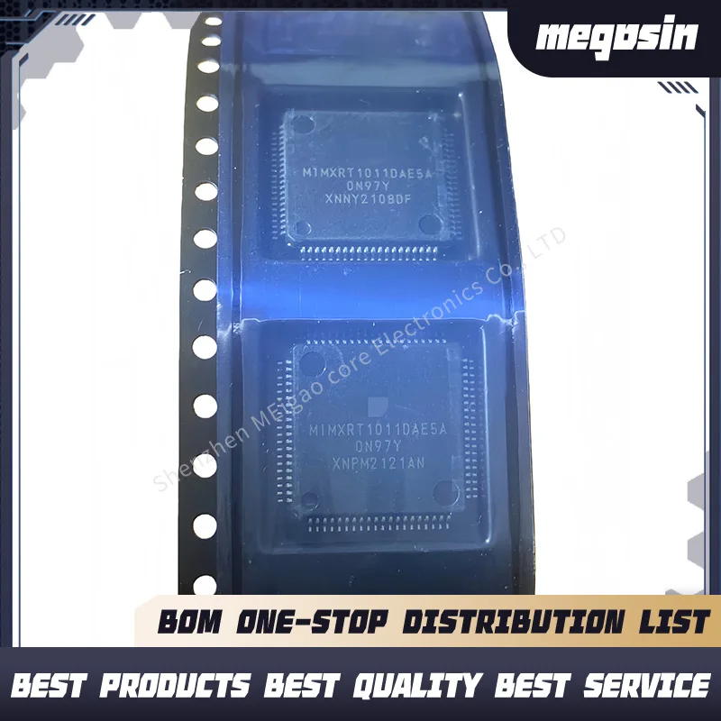 1pcs/lot MIMXRT1011DAE5A  MIMXRT1011 LQFP80 32-bit microcontroller chip