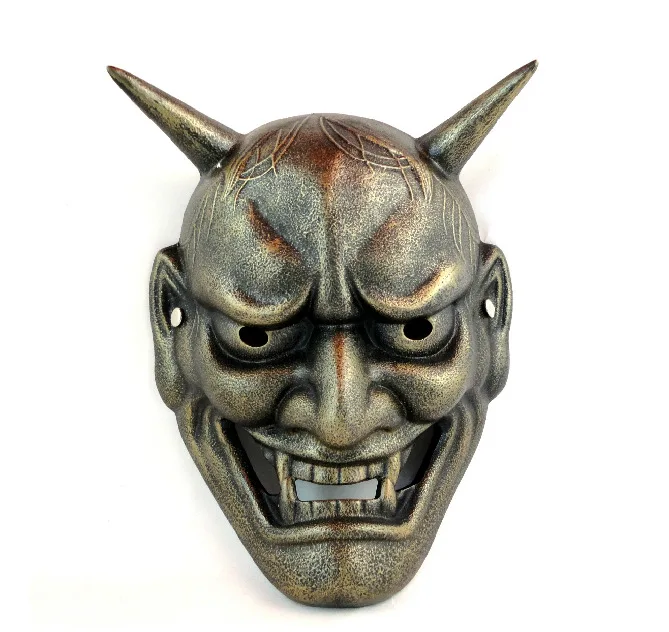 Funny Cosplay Chinese Ghost Head Bonjour Mask Horror Ghost Face Mask Resin Cosplay Halloween Party Props