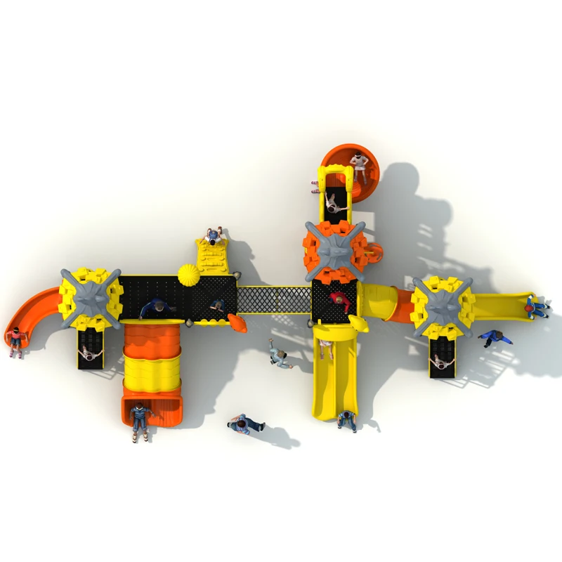 سلسلة البيت السحري متعددة الوظائف على نطاق واسع، مجموعة من الفولاذ، معدات بارك ملعب خارجية لعام 2026 #6