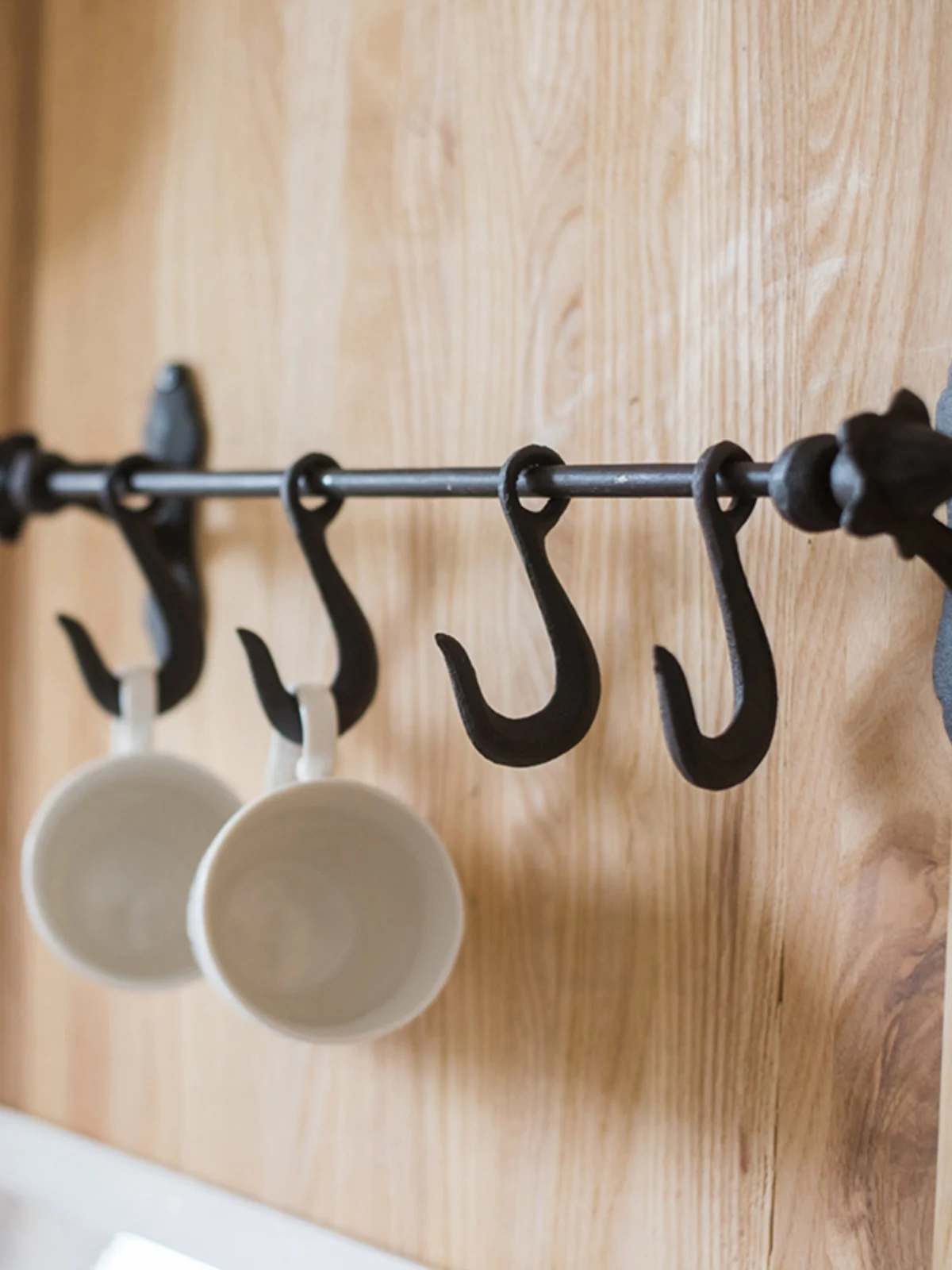 

Декоративные чугунные настенные крючки в стиле рустик для кафе, витрин и кухни, в американском деревенском стиле