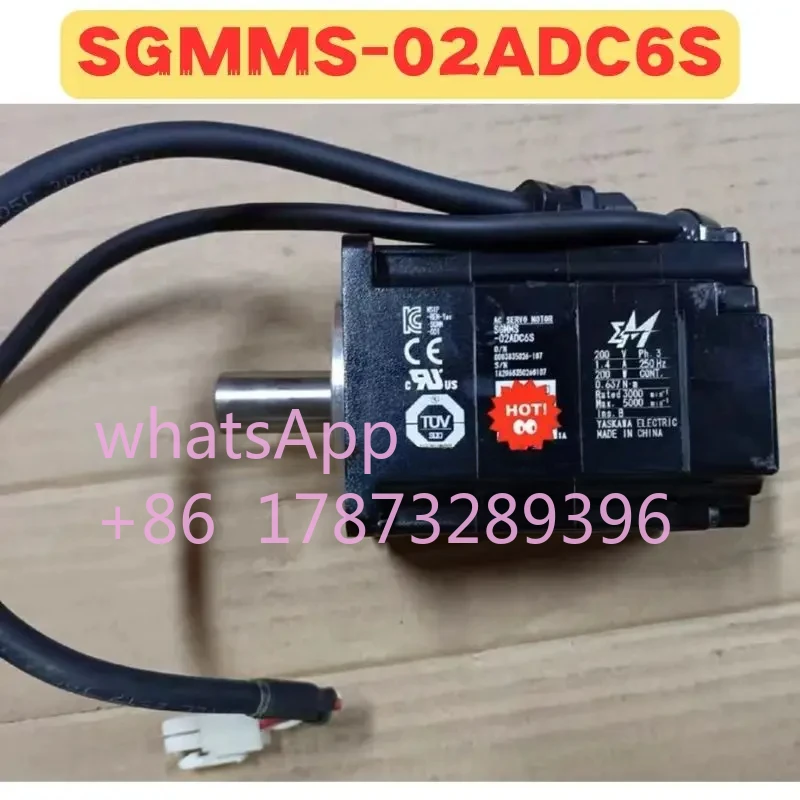 

Used Servo Motor SGMMS-02ADC6S SGMMS 02ADC6S Normal Function Tested OK