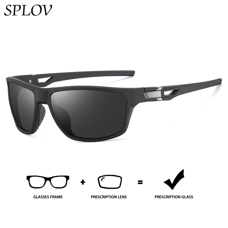 

SPLOV Colorful Prescription Sunglasses Professional Customized Myopia/Farsightedness Prescription Lens Fashion Sunglasses
