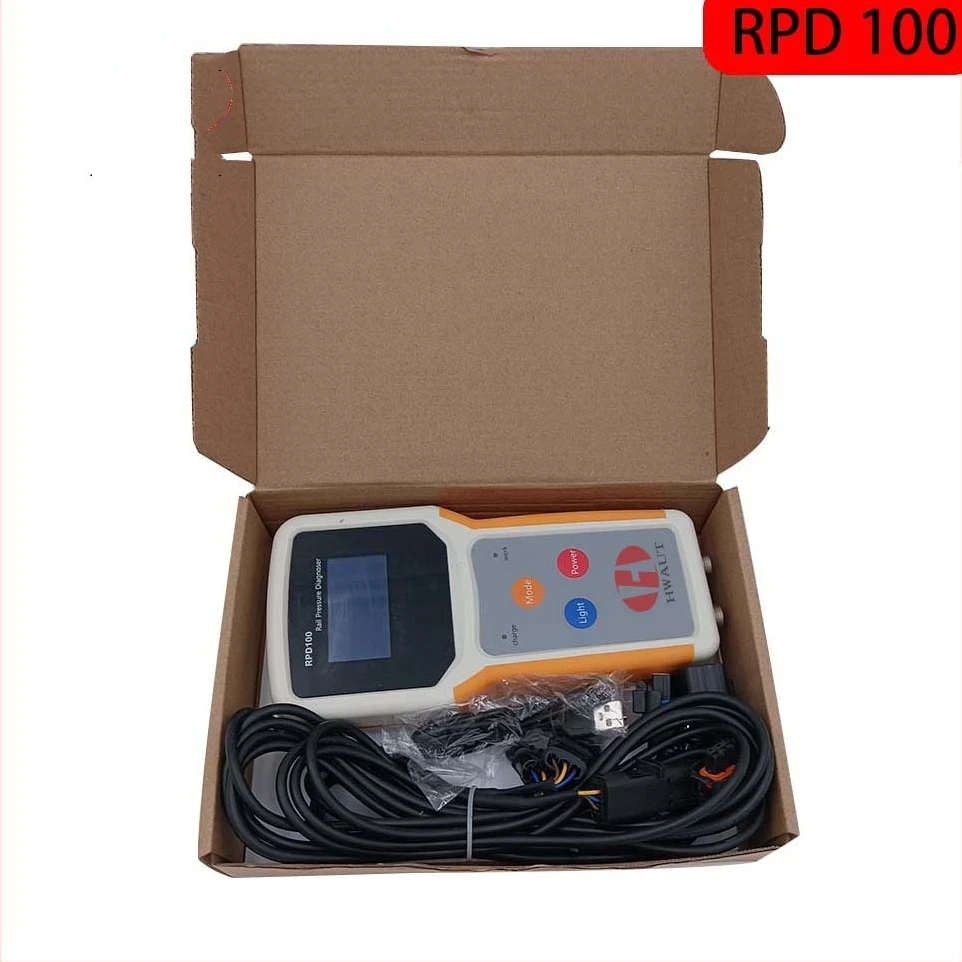 RPD100 Diesel Common Rail Pressure Diagnoser Tester for Bosch Delphi Denso Sensor Pressure Sensor Tester Auto Repair Analyzer